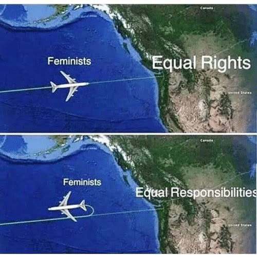 DrArunaTripathi's tweet photo. @elonmusk Thats why 'Communism based Feminism' is a cancer to every society amd even to every country.
If You as a women wants equal outcomes Be ready to take Equal Responsibilities.
#FakeFeminism #Feminists
#MRA #feministas #Femin https://t.co/fZampkBfkw