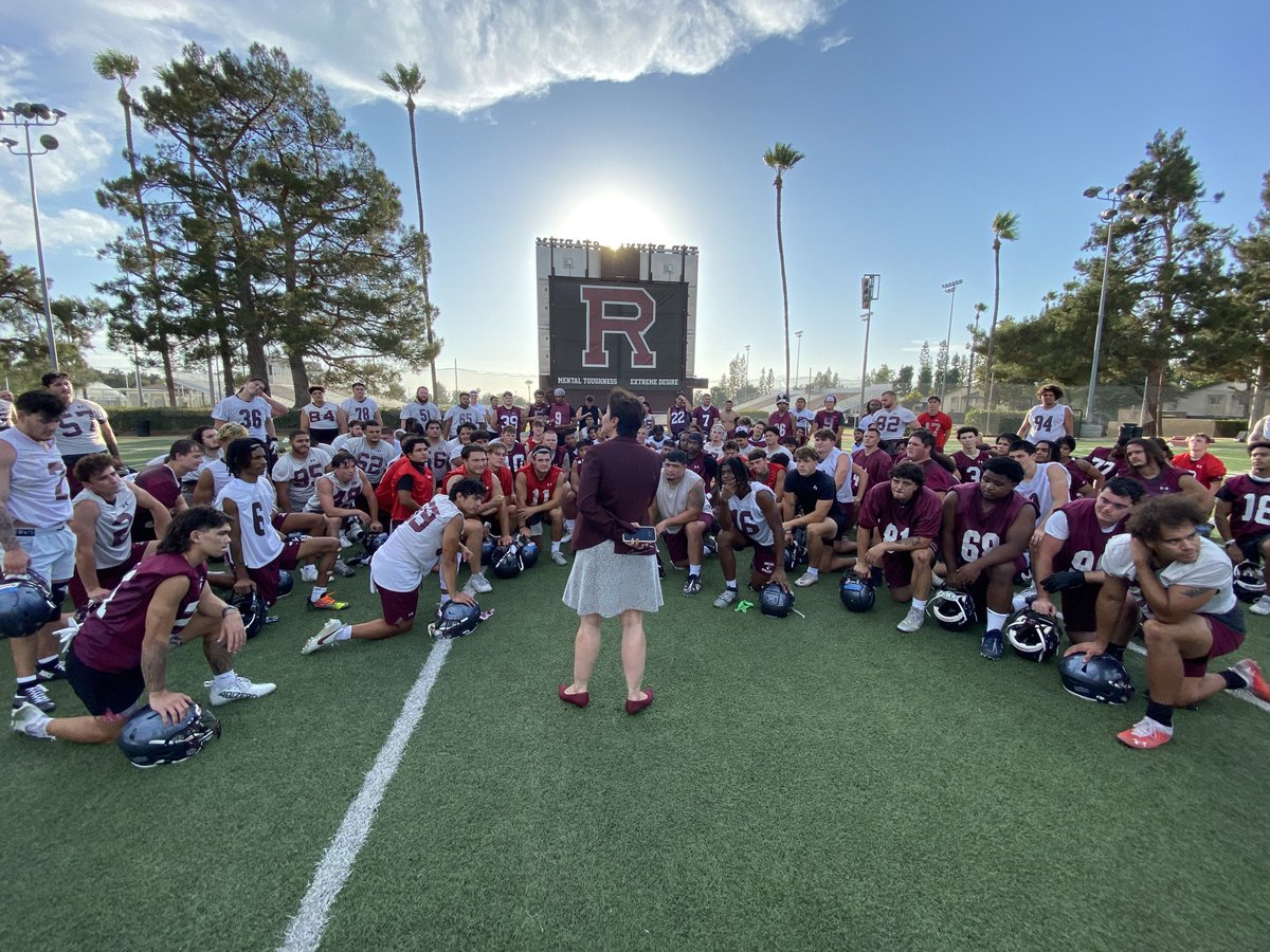 Thank you President <a href="/KristaNewkirk/">Krista Newkirk</a> for coming out to practice and sharing a great message with the team today!! #GoBulldogs
