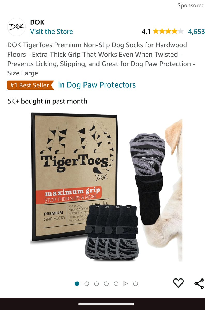 dondon44's tweet photo. @Sassafrass_84 I ordered these grip socks for my old Border Collie because his feet started slipping on all my slick floors. They work great! Good luck with your sweetie ❤️ https://t.co/IPCgFHlmsR