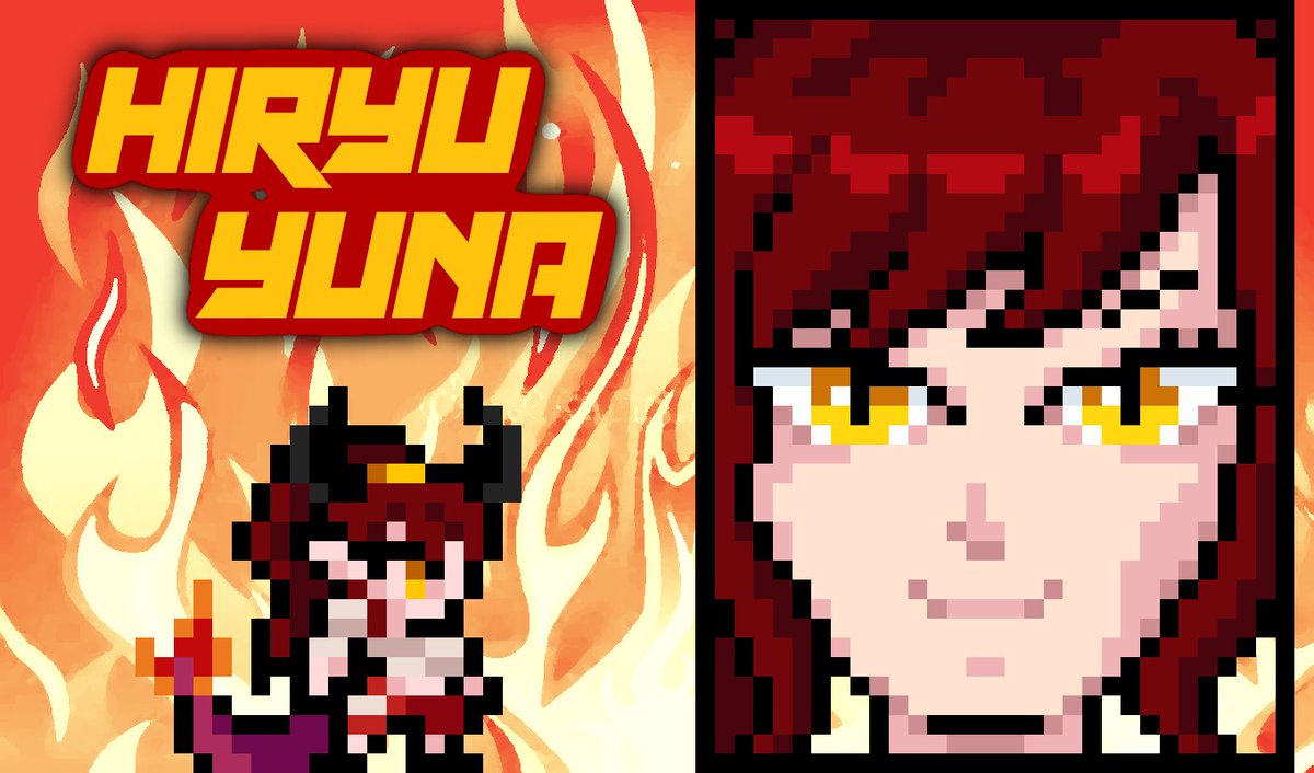 GKuroMonochrome's tweet photo. Regalo de cumpleaños para mi querida amiga @HiryuYunaVt en estilo pixelart de #DBDevolution
Espero tengas un feliz cumple, tkm
#art #arte #pixelart #Vtuber #VtuberES https://t.co/MHplBgbBu1