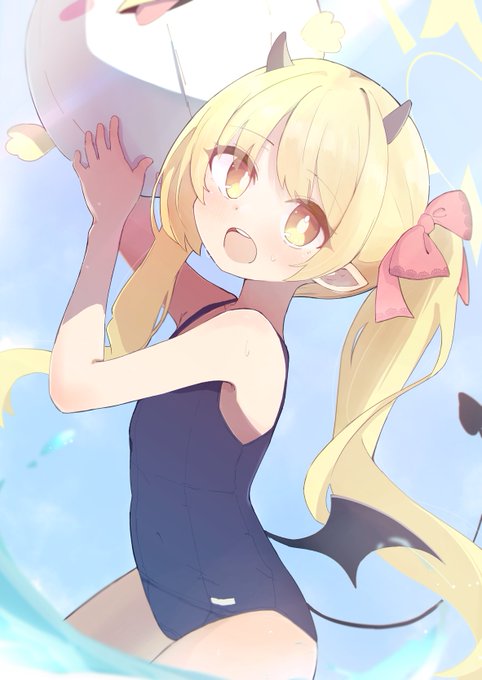 イブキちゃんと海🏝️ 
#ブルアカ 