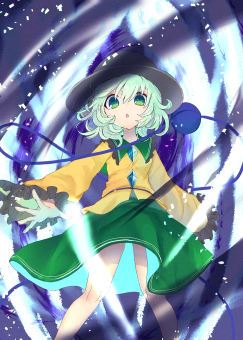 フォルダ整理してたら昔に描いたこいしちゃんを発掘したので供養～ 