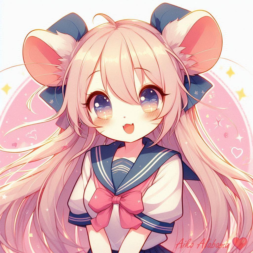 aikoalabama's tweet photo. #FurryFriday #MouseWeek schoolgirl! 🐭✨ https://t.co/UFFQRloHLM