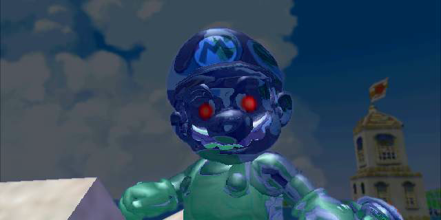 i just got really scared looking at pictures of shadow mario... i feel sick to my stomach