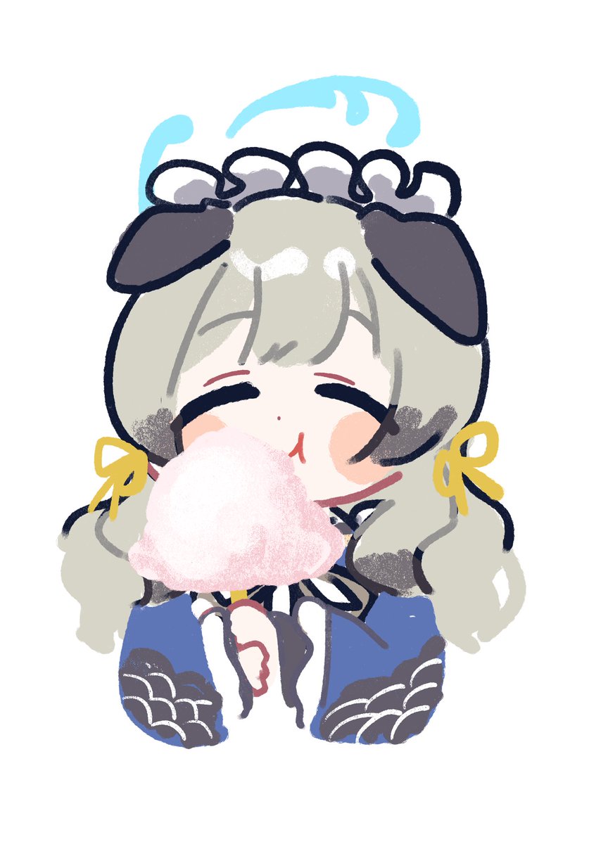 「わたあめウミカ 」|こくもすのイラスト