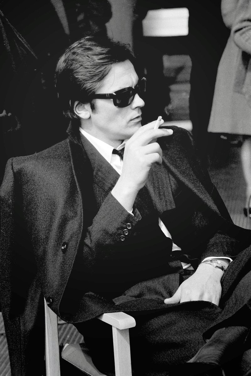 Alain Delon in Rome, 1969.