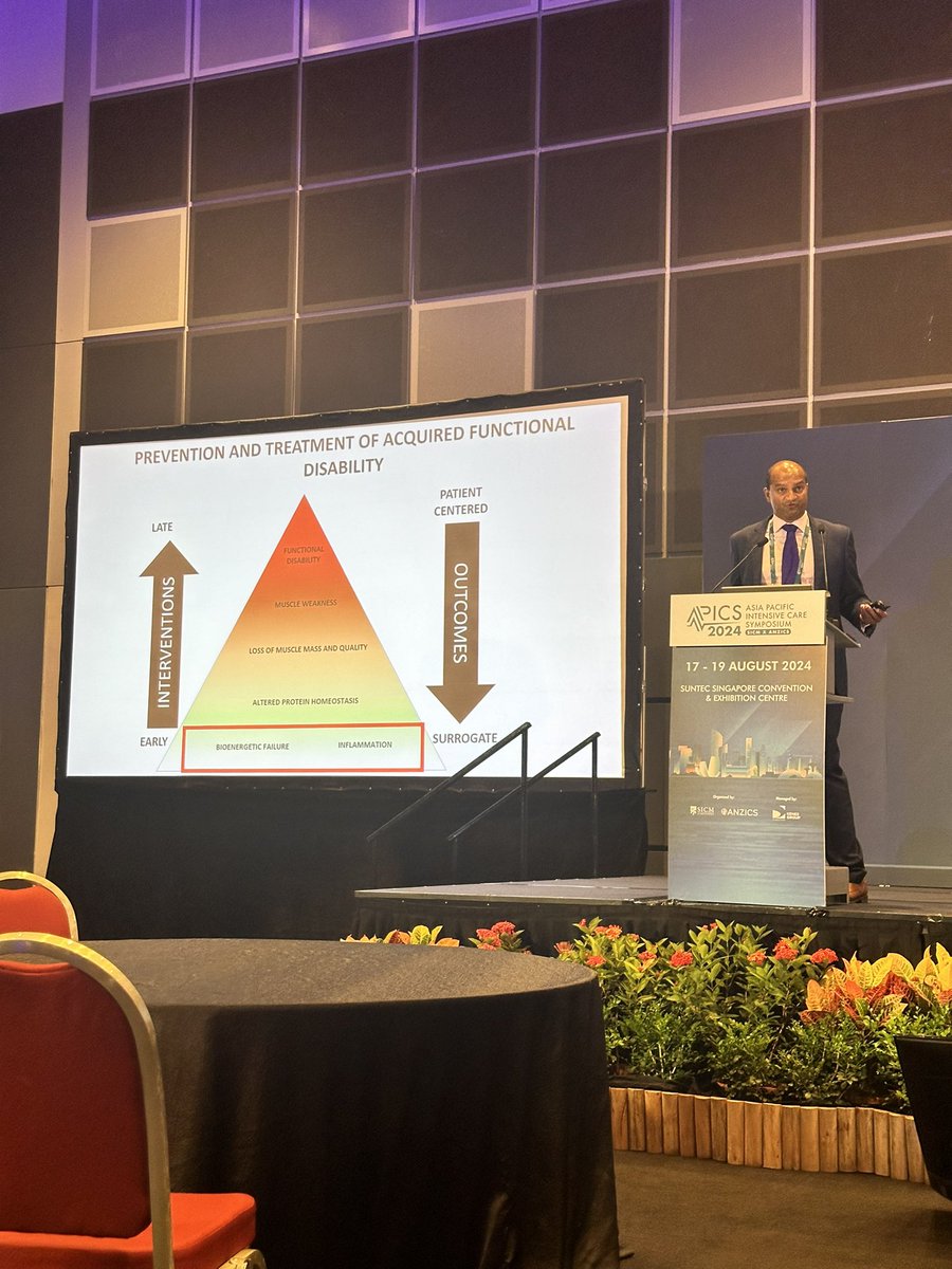 tomrollinsonPT's tweet photo. @Zudin_P on the expectation and reality of interventions including protein and resistance exercise including work from @SueBerney on skeletal muscle wasting @ApicsOfficial
Consider bioenergetic failure & inflammation
#icurehab #APICS24 https://t.co/1eQ1YMJqXI