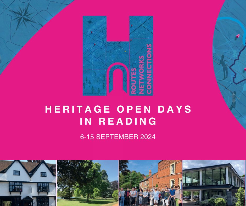 visitrdg's tweet photo. Heritage Open Days is back for 2024, with over 40 events in and around Reading that showcase some of the rich stories that make our town such a great place to live, work and visit. View the full programme and book your space ๐ https://t.co/3dASDtvYdt
#HODs #VisitReading https://t.co/pu4yyp6z0r