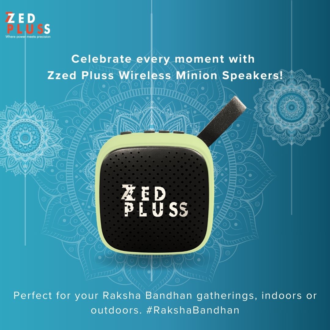 ZzedPluss's tweet photo. Celebrate every moment with Zzed Pluss Wireless Minion Speakers! 🎶

Perfect for your Raksha Bandhan gatherings, indoors or outdoors.

#RakshaBandhan #WirelessSpeakers #CelebrateWithMusic #Rakhigift #Gift #SiblingLove #PerfectGift #UnbreakableBond #GiftOfSound #CelebrateTogether https://t.co/bvqi804pM3