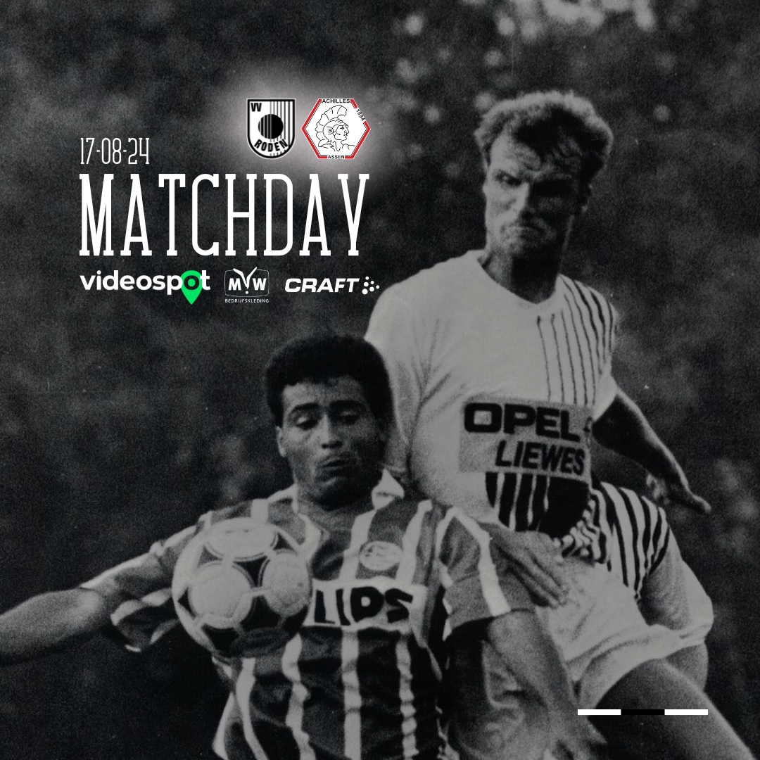 vvroden1's tweet photo. De oefencampagne gaat vandaag officieel van start. Met als  tegenstander: @achillesassen1894

Aftrap: 19:00

#RODACH | @mwbedrijfskleding https://t.co/vwj8vrCiLA