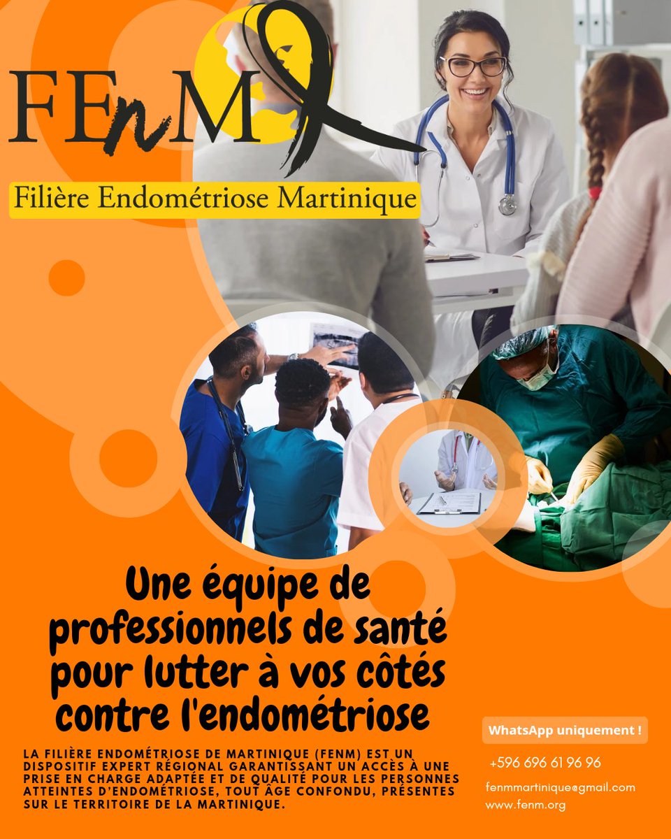 FEnM972's tweet photo. La Filière #Endométriose de Martinique, vous accompagne dans le cadre de votre parcours de soins endométriosique : https://t.co/yxKp3zwn7t
#endométriose #femme #martinique
#FEnM https://t.co/b3OzbnwNuq