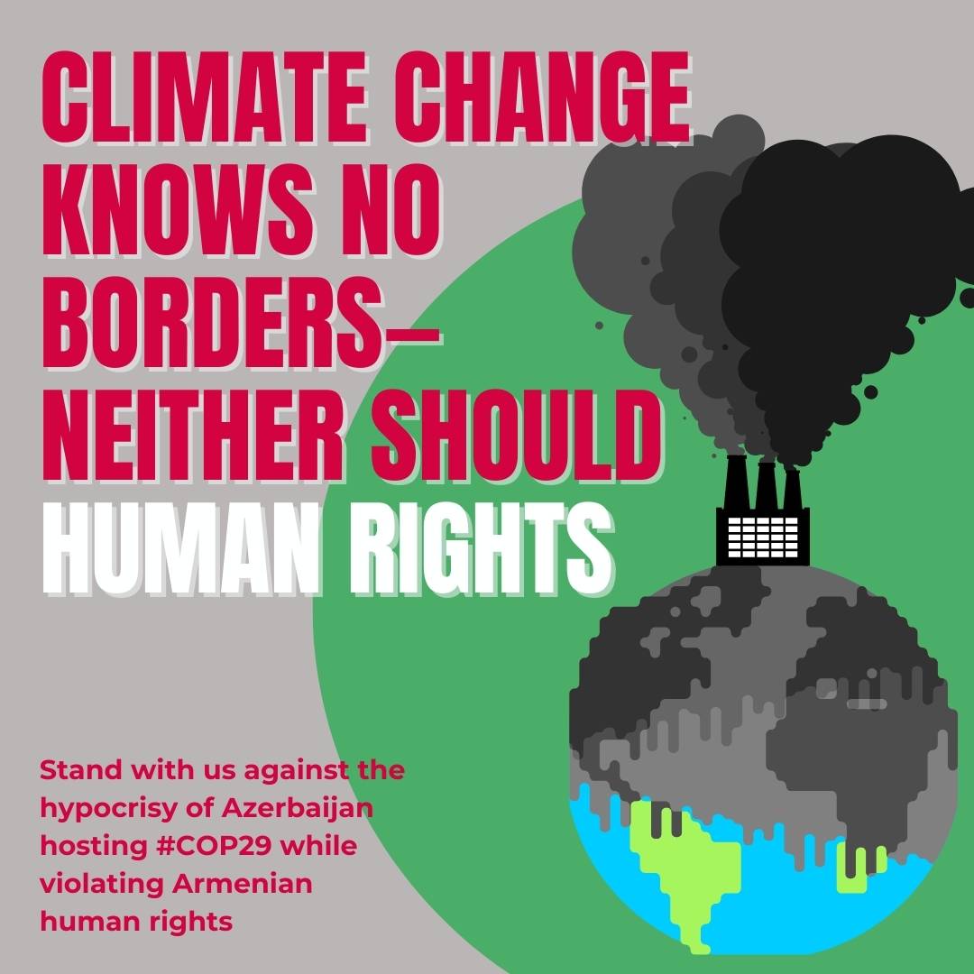 Climate talks at #COP29 should include discussions on human rights. Let’s demand the release of Armenian hostages. #FreeArmenianHostages #StopGreenwashGenocide