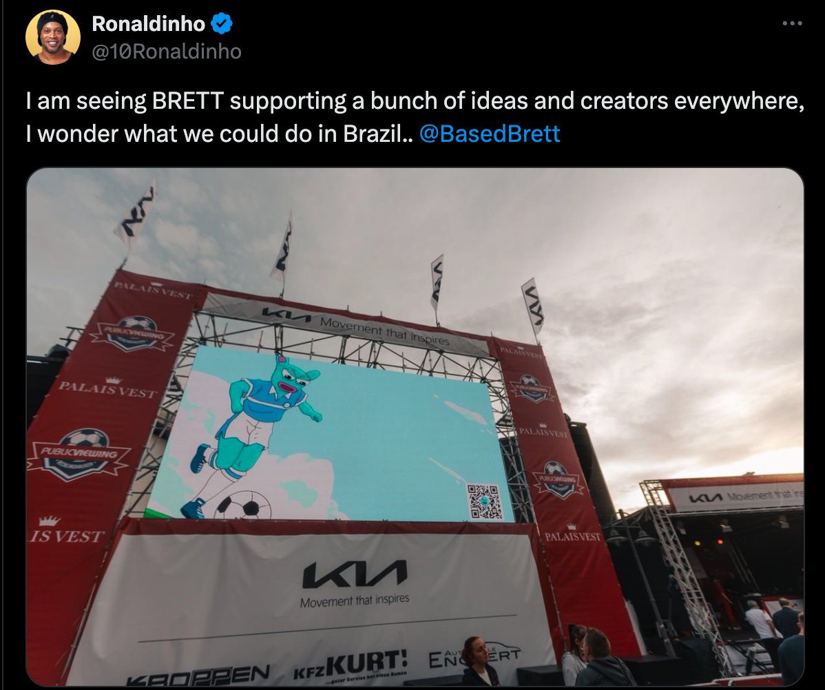 TimMangnall's tweet image. I keep saying two things:
1️⃣ The role of KOLs in crypto needs to evolve into being part of a wider, connected marketing campaign.
2️⃣ You don't have enough exposure to @BasedBrett
These guys are leading the way in creating a connected and integrated marketing campaign.
KOLs…