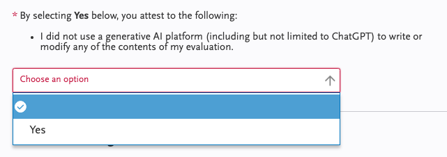 albertwcheng's tweet image. Should generative AI like ChatGPT be banned, partly or completely, in writing of a reference letter?