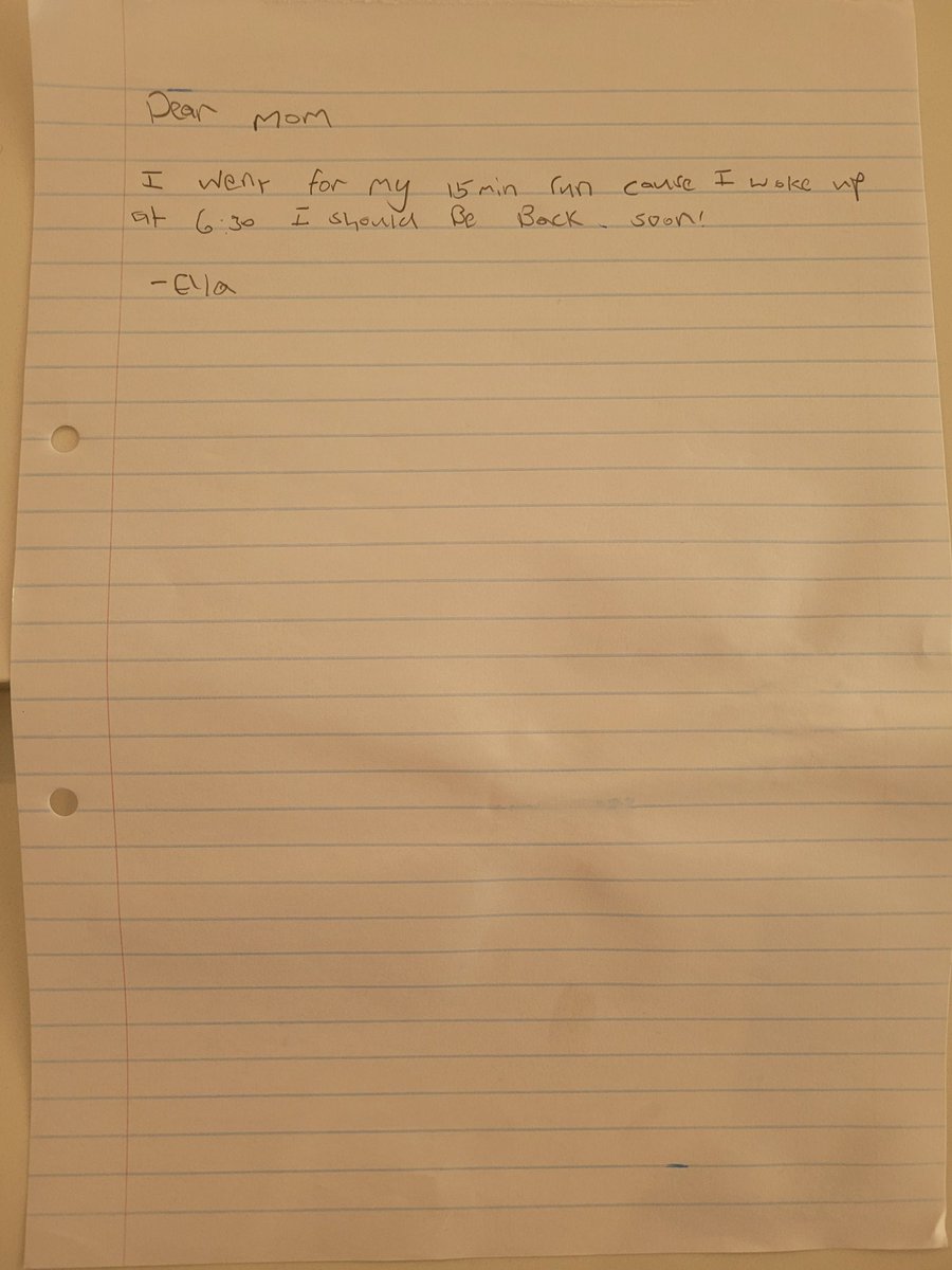 When you get back from a 30k run and find this ❤️