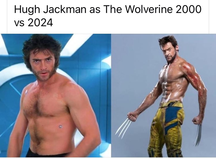 2000 was for the female gaze. 
2024 is for the male gaze.