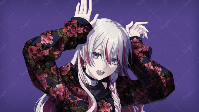 【お仕事告知】 颯さん(#pelargonium_s0u)の全身のお姿と 「フォニイ」の歌ってみたのお手伝いさせて頂きました! よろしくお願いいたします