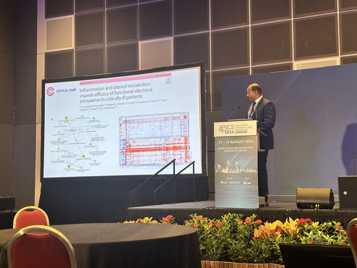 tomrollinsonPT's tweet photo. @Zudin_P on the expectations/reality of nutrition and exercise interventions including #FEScycling work from @SueBerney on skeletal muscle wasting in critical illness
Consider
- bioenergetic failure / mechanisms
- inflammation
#icurehab @ApicsOfficial https://t.co/9HDynk2NQy