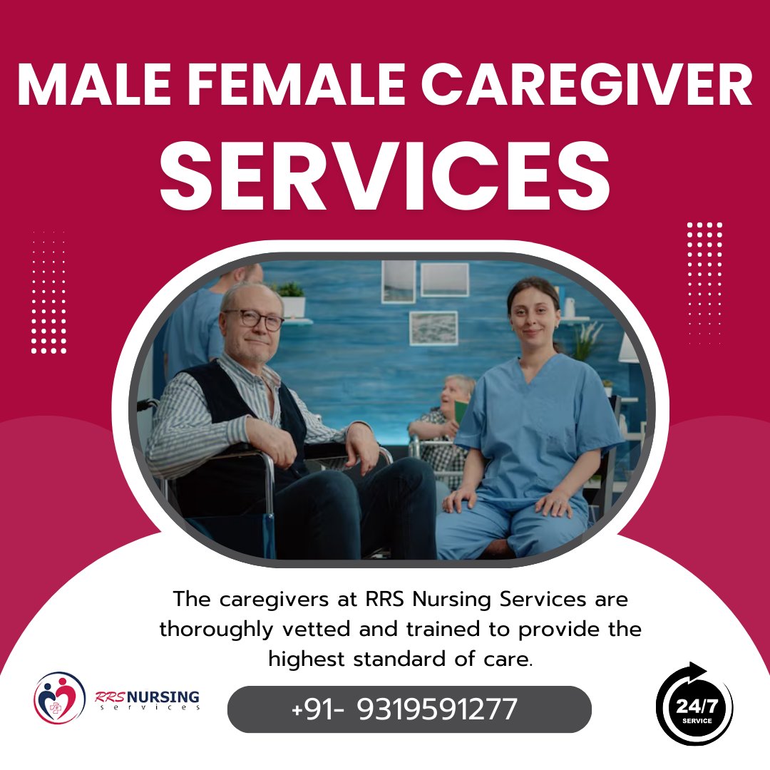 Rohitkumar60230's tweet image. RRS Nursing Services is your trusted partner in providing compassionate and professional male and female caregiver services in Sector 120, Noida.