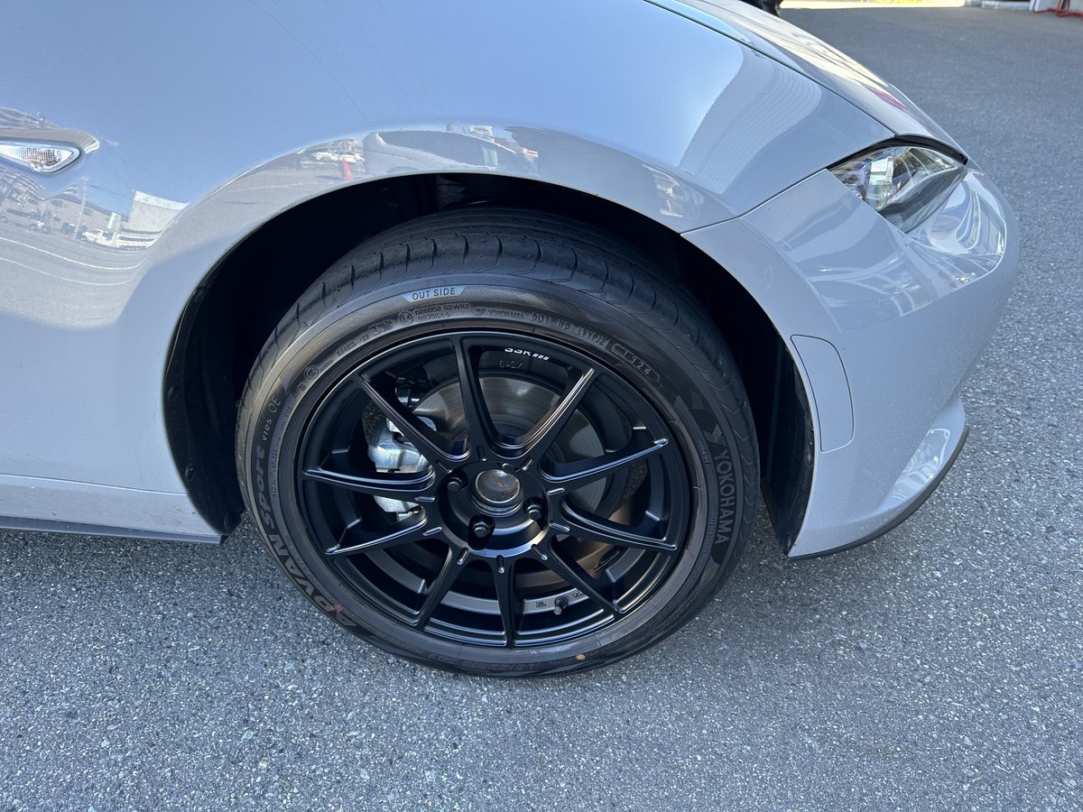 ロードスター　ホイール ロードスターRF BBS社製鍛造アルミホイール（17×7.0J)ブラック