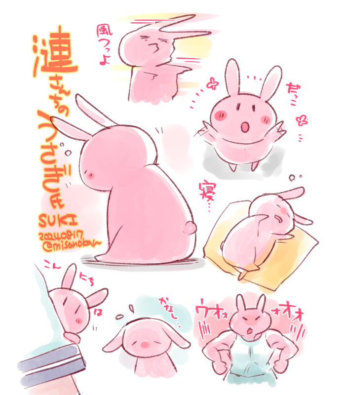 漣うさぎ氏 抱っこしたい(強めの妄想)