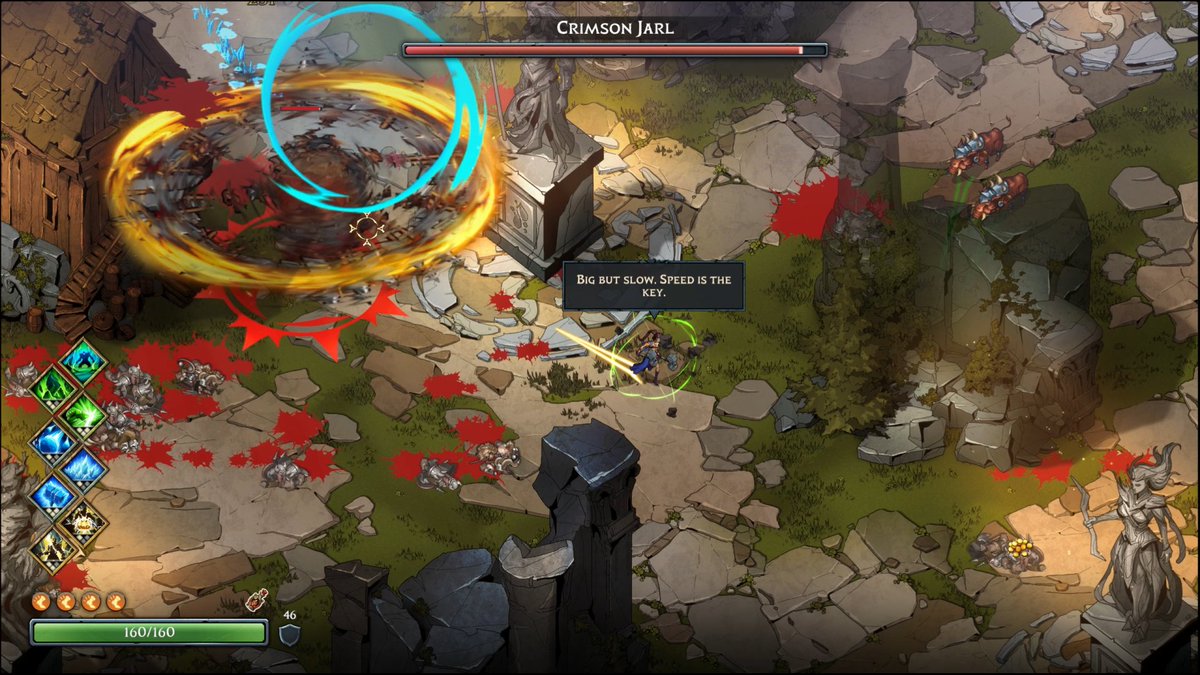 A17GamesStudio's tweet photo. Hey! This is #screenshotsaturday 
Wishlist or play: https://t.co/vFYOFxSGdd
#gamedev #indiedev #gamedesign #indiegames #hades #indiegamedev #indiegame #gamedevelopment #pc #xbox #videogames #art #2d #handpainted #funny #gaming #ps #game #dev #callofsentinels #new https://t.co/uC86f0iNVM
