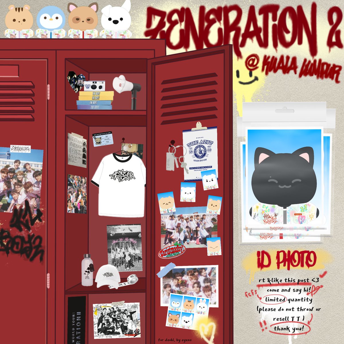 neoguriprincess's tweet photo. the boyz zeneration ii in kl freebies ⋆｡.☘︎ ݁˖˚⊹

✮ the toyz in nectar school uniform id photo✮

ᯓ★ help rt &amp; like (thankies!)
ᯓ★ limited quantity, fcfs
ᯓ★location &amp; time TBA

see you on d-day <3!!!

#THEBOYZinKL #ZENERATION2inKL #TBZinKL https://t.co/YY0aB2p3Uy