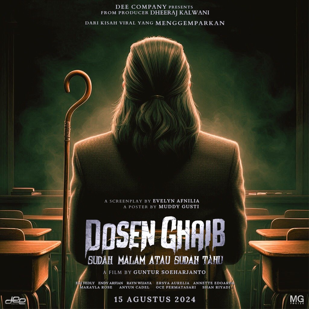 muddygusti's tweet photo. Cek dulu dosenmu di kelas malam, pastikan kakinya menginjak lantai 🧟
15 Agustus di bioskop 🎬
@DeeCompanyID #dosenghaib #sudahmalamatausudahtahu https://t.co/x0P5D7GihP
