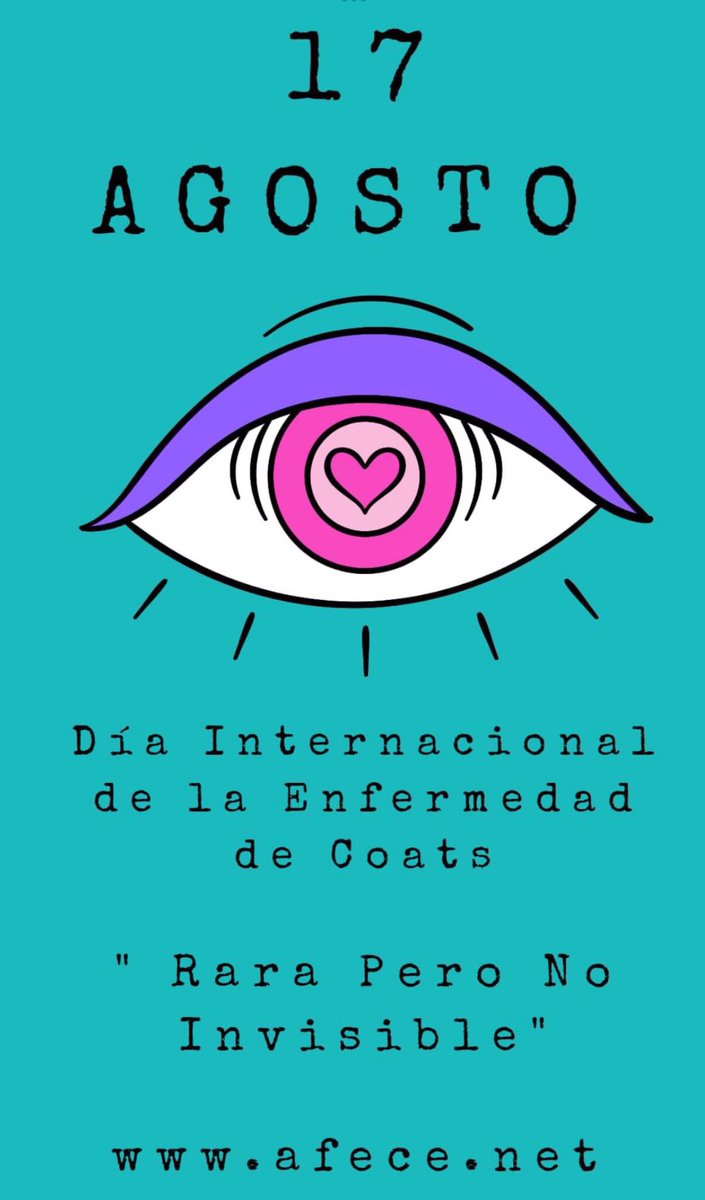 NoInvisibles's tweet photo. Es día de la #EnfermedadDeCoats o Síndrome de Retinitis Exudativa
Produce pérdida progresiva de la visión, comienza en la niñez y se desarrolla de forma lenta y continua.
El oftalmólogo inglés George #Coats describió en 1908 esta enfermedad crónica idiopática de la retina. #DíaInternacionalDeLaEnfermedadDeCoats
Atentos a las fotos‼️, dan una señal temprana 🧐
Más investigación. Por los afectados de hoy y los que vendrán en el futuro.
Info👉@CoatsAfece👇@micofvlc 
https://t.co/itnQfZilTz