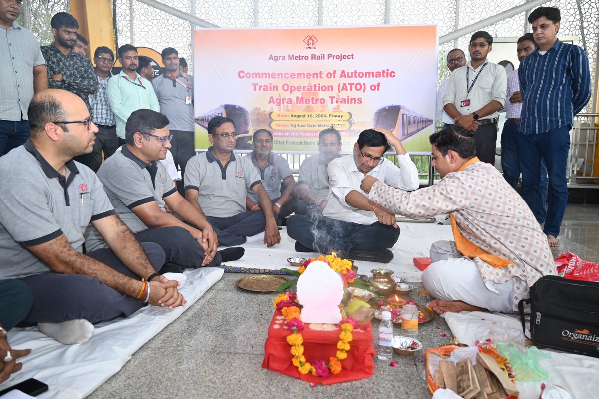 RailAnalysis's tweet photo. #UPMRC begins #AutomaticTrainOperation on #AgraMetro’s priority #corridor
Read more...https://t.co/4Eg2CR6A8q
#Uttarpradeshmetro #Metro #Electrical #Infrastructure #Stations #Development #Technology #Machines #Electronic #ATO #Safety #Security #Trains #Project https://t.co/cAmW2IXZBh