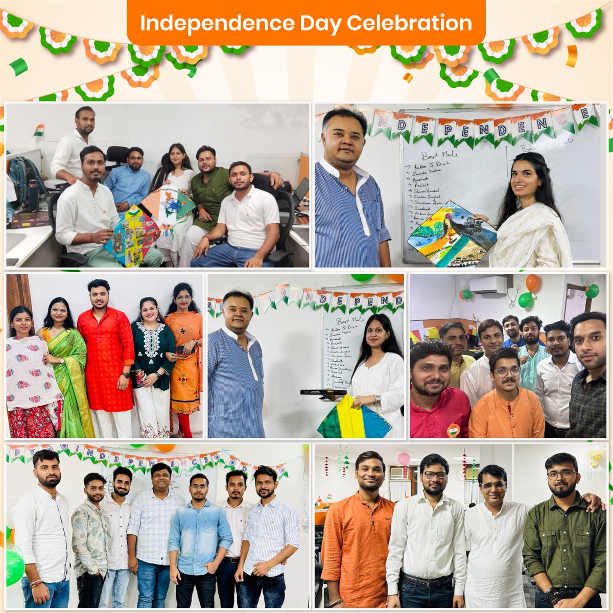 InventiaTech's tweet image. 🎉 We had an amazing time celebrating Independence Day at the office! To mark the occasion, we organized a colorful kite decoration competition and a best-dressed contest that brought out everyone&apos;s creativity and patriotic spirit. It was a day of unity, fun, and celebration! ✨