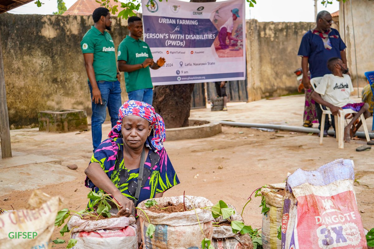 TerrenceMJ's tweet photo. I am thrilled to be part of @gifsep4climate’s launch of #Food4PWDs initiative as a step to highlighting the abilities of persons with disabilities while boosting food security at home. 
#OperationFeedYourself
#Food4All 
#LeaveNoOneBehind 
#GreenResilience
#PWDs https://t.co/7JUq5QuVlY
