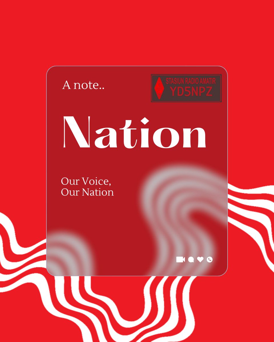 YD5NPZ's tweet photo. 🌿 Our Voice, Our Nation

Happy 79th Independence Day, Republic of Indonesia!
Let's continue to use this platform to build a brighter future for Indonesia! 🚀✨

#YD5NPZ
#GreenIndonesia
#Independence2024
#ActionForEarth
#AmateurRadio
#WeAreIndonesia https://t.co/zOgi7qZNWb