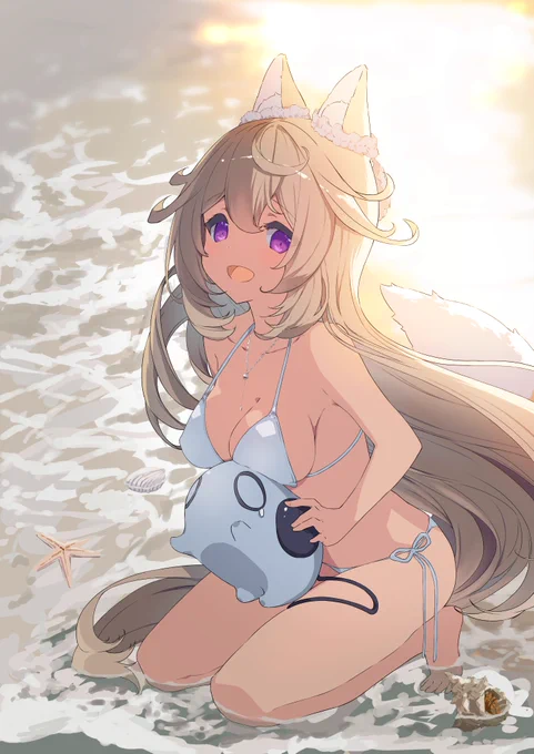 「まだまだ泳ぎますよ〜!」 