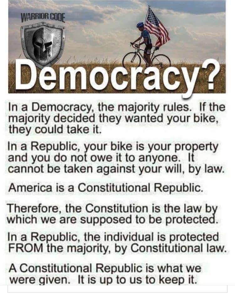 WallStreetMav's tweet image. When they claim we have a Democracy, they are wrong.