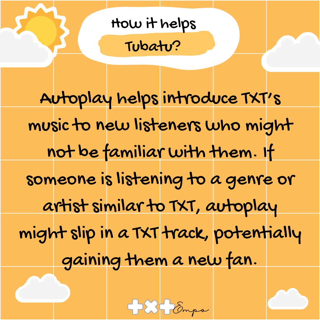TXTempo304's tweet photo. STREAMHACK : CRACK THE CODE

EPISODE 3 - WHAT IS AUTOPLAY? 

Next EP - Myth busting (1) On 20.08.24

#MOAStreamHack
#TXTOnTop
#TOMORROW_X_TOGETHER 
#MOAisONE https://t.co/gaHLHroG1U