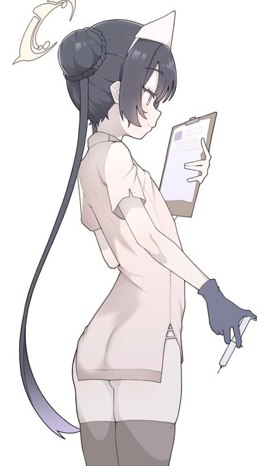 #ブルアカ #ブルーアーカイブ kisaki, nurse 