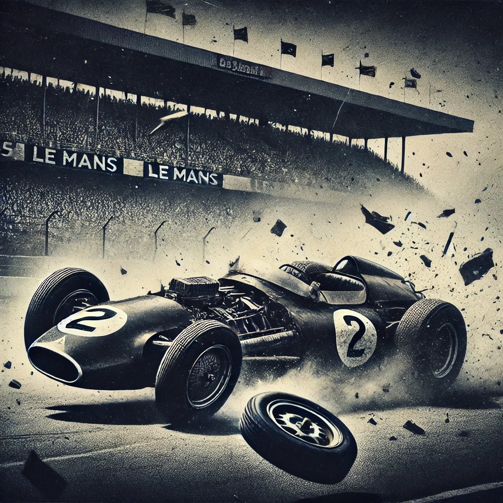 0to60_MPH's tweet photo. The darkest day in motorsport history. The 1955 Le Mans disaster—an event so tragic, it shook the entire world. What happened that day is still hard to believe… https://t.co/UtDWAG7ZAz