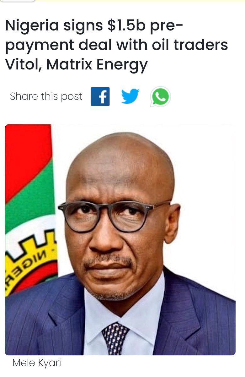 Matrix / Malta :- I will make this as concise as possible but it’s a whole lot.

 Since year 2000, Nigeria’s subsidy was already taking a toll on the economy and a strain on NNPC’s balance sheet and increasing their debt liability.

In 2005, NNPC decided to mortgage the oil