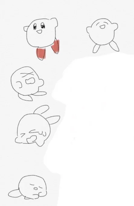 でも2015年にさかいが描いたらしいカービィも少し可愛くて嫌いになれない 
