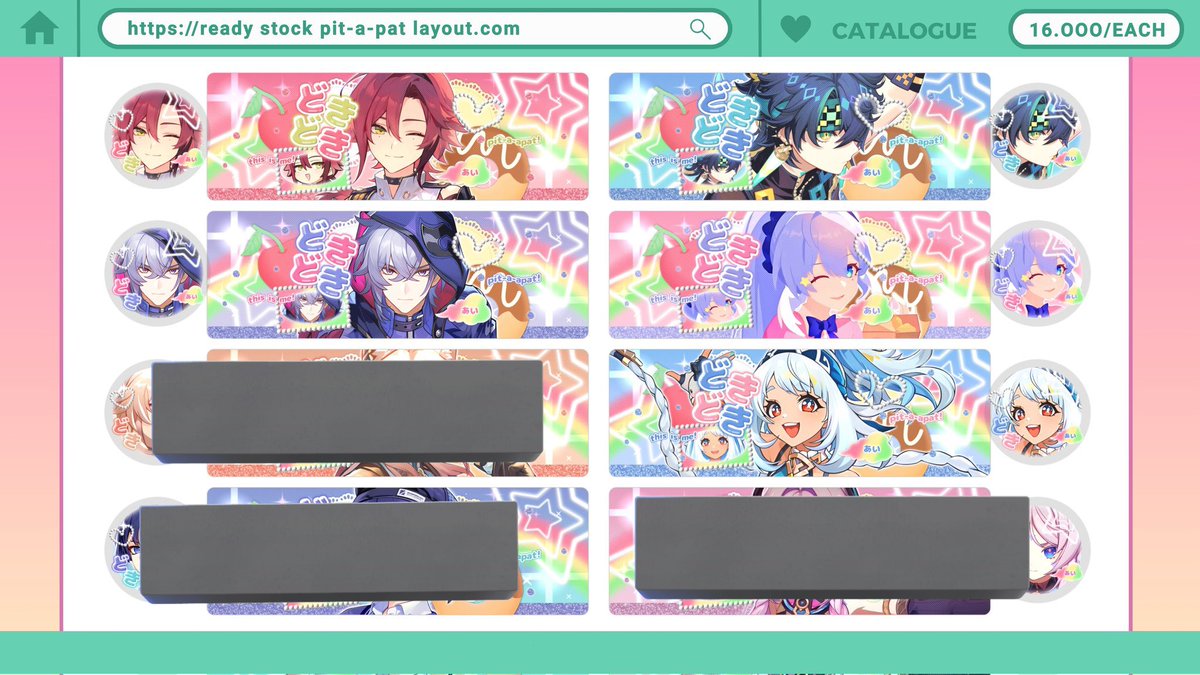 koriiko's tweet image. help rt please? thankyou!

🇮🇩 haii dalam rangka special HUT RI aku mau clearance sale layout genshin, hsr, sm anime ini! jadi 12k ajaa!

#zonauang #zonajajan #zonaba