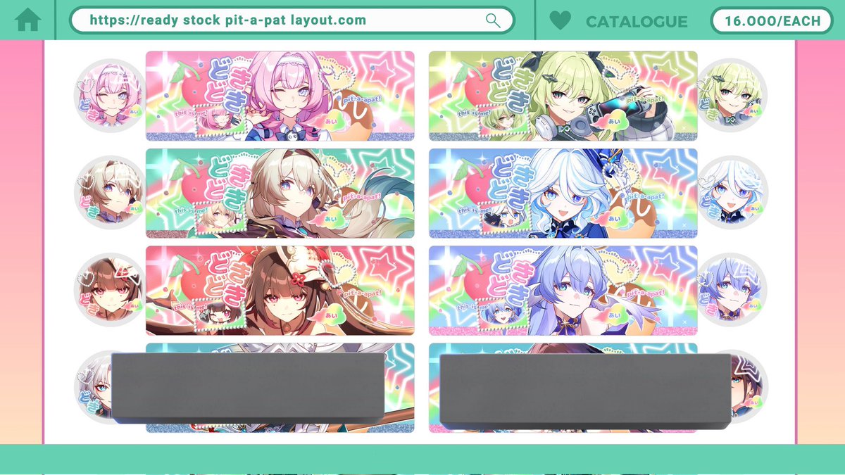 koriiko's tweet image. help rt please? thankyou!

🇮🇩 haii dalam rangka special HUT RI aku mau clearance sale layout genshin, hsr, sm anime ini! jadi 12k ajaa!

#zonauang #zonajajan #zonaba