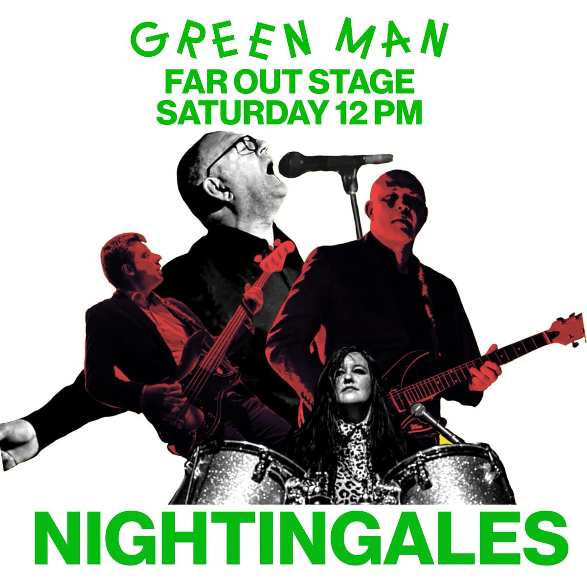 Dream come true today as an old <a href="/GreenManFest/">Green Man</a> regular. We play the far out stage today at 12pm