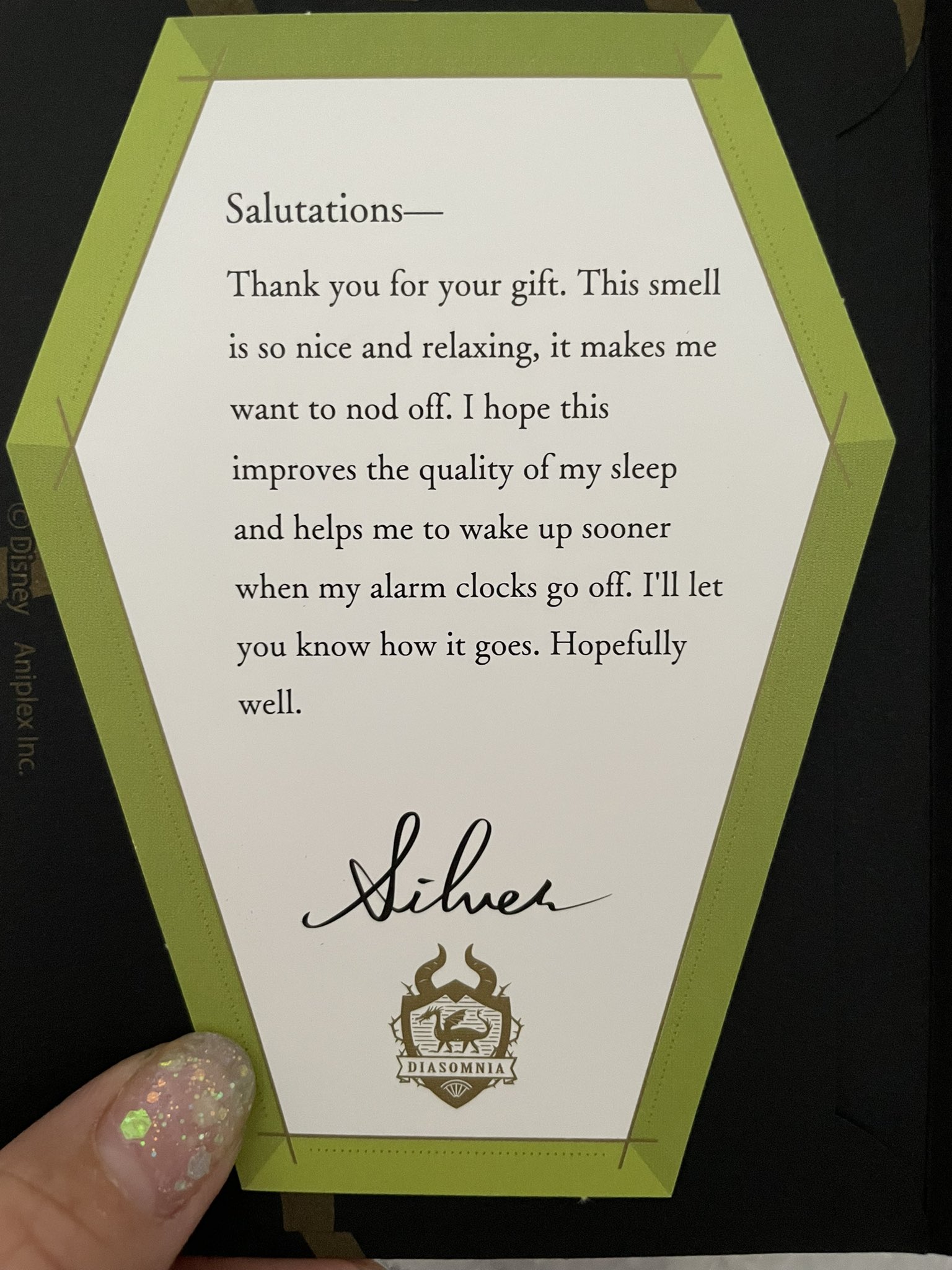 ツイステ ルームフレグランス シルバー ディズニー ツイステッド