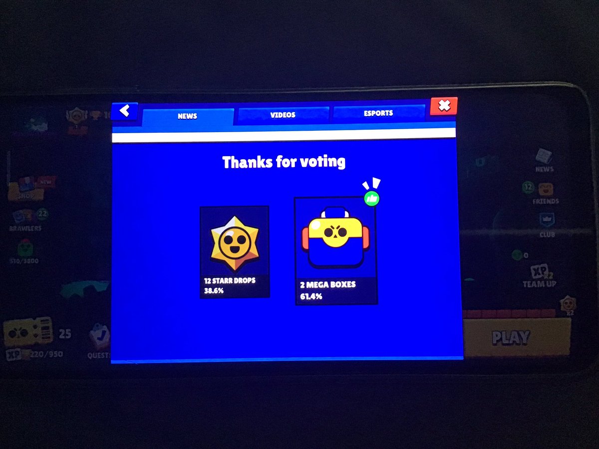 Vote for boxes! Remember Old is Gold! #BrawlStars #BoxesVsDrops