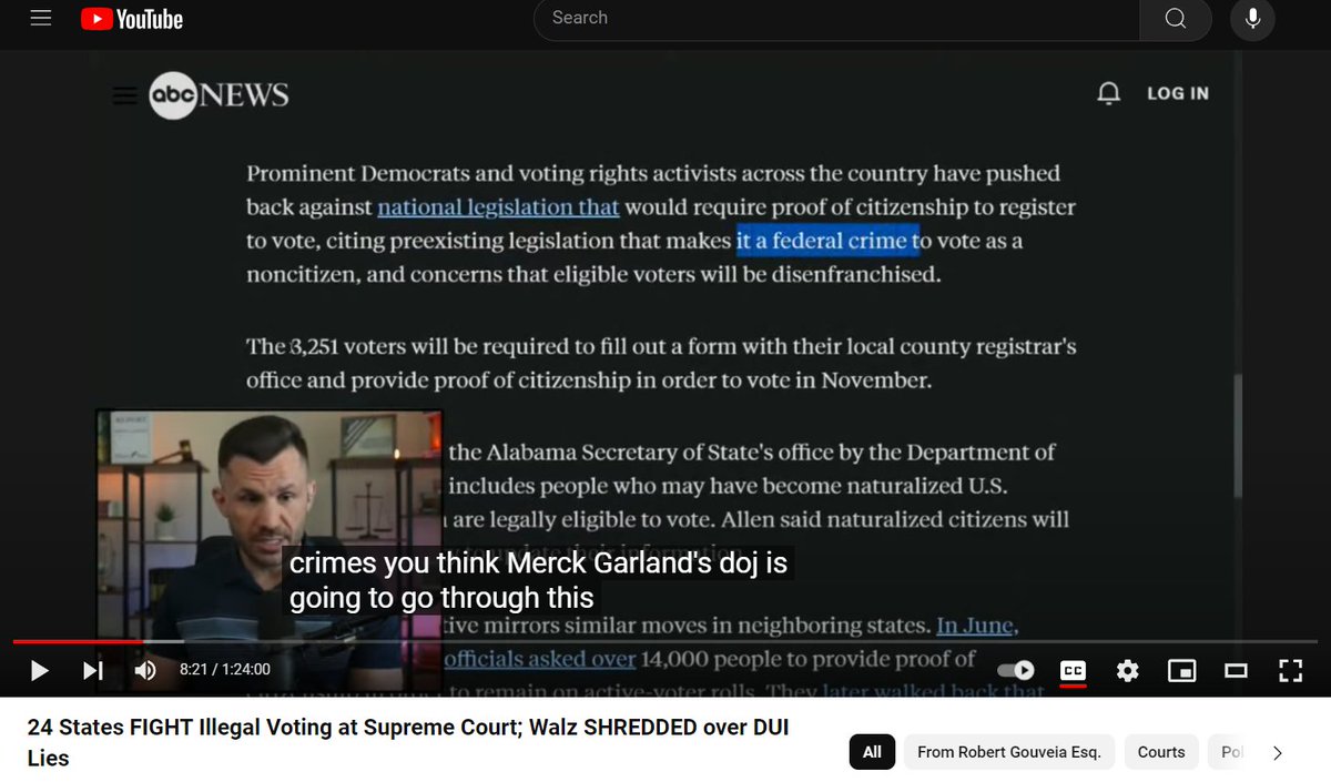 GoofyBarksFor's tweet image. It's a federal crime to vote as a non-citizen. you think #AttorneyGeneral is going to #prosecute those people who incorrectly completed registration forms? 

youtu.be/eDhumUF973A?t=…