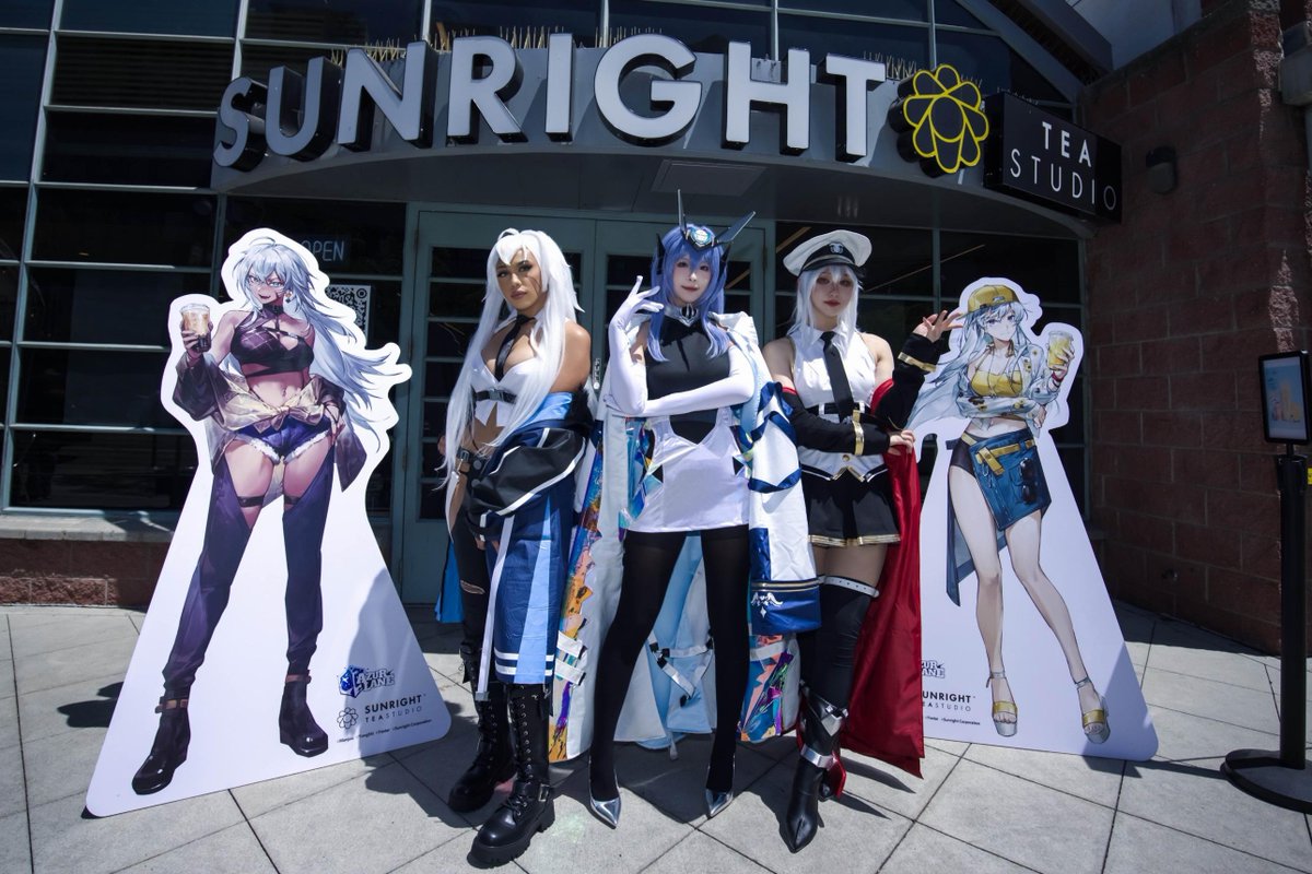 AzurLane_EN's tweet photo. Azur Lane Kickback at @SunrightTea Meet Up Highlights

Thank you to all the amazing Commanders for an amazing meet up!

Enterprise, Indiana and New Jersey will be making another appearance today, don't miss out Commander!

#AzurLane #Yostar #AzurLane6thAnniv #ALKickback https://t.co/yGXkZxfgwM