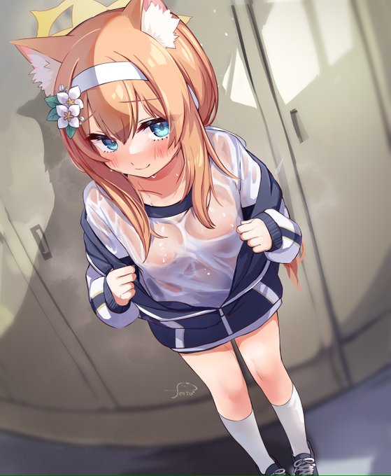 暑すぎ☀汗びっしょり💦 