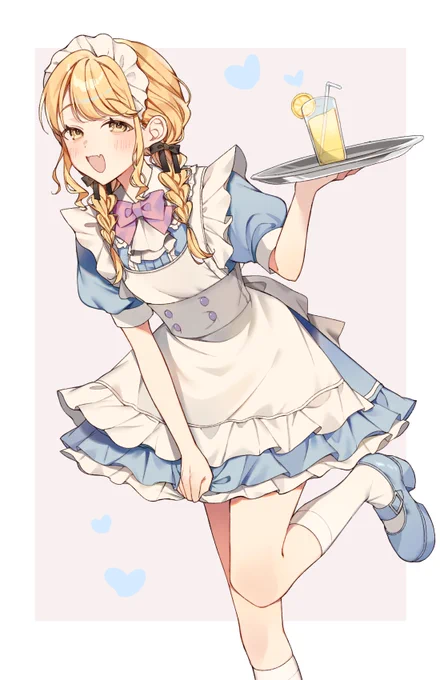 お待たせいたしましたぁ〜ご主人様 #学マス  #藤田ことね 