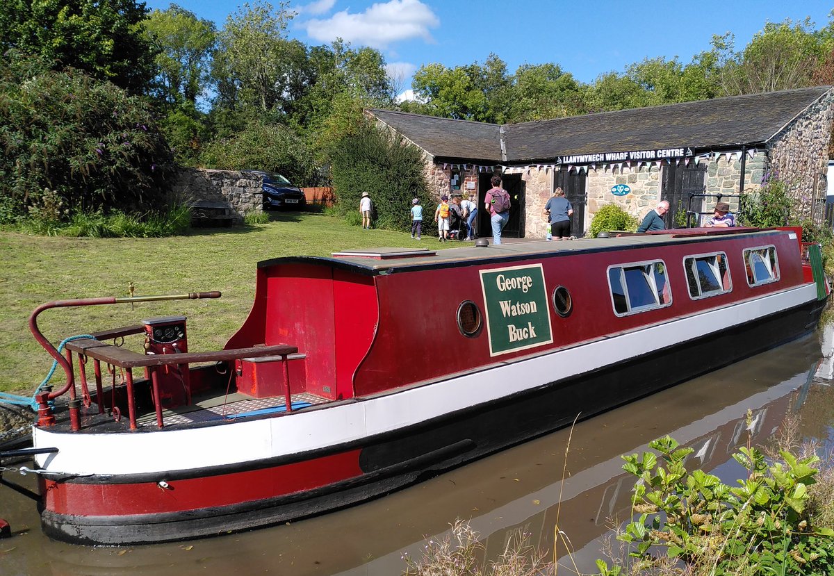 Diolch, Danke and Thanks to the lovely visitors who came to Llanymynech Canal Wharf on Friday. Whether from Welshpool, Llansantffraid, Treflach or Germany, we hope you enjoyed the Montgomery Canal. Boat trips are back again on Sunday.